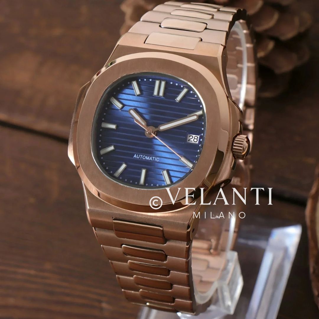 Nautiko | Rose Gold Royal Blue