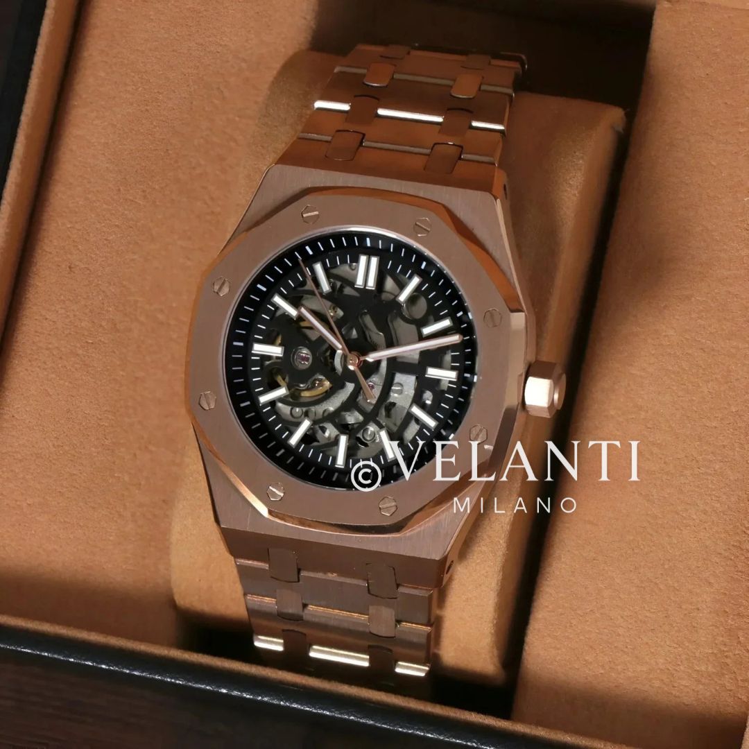 Royal Seikoak | Rose Gold Skeleton