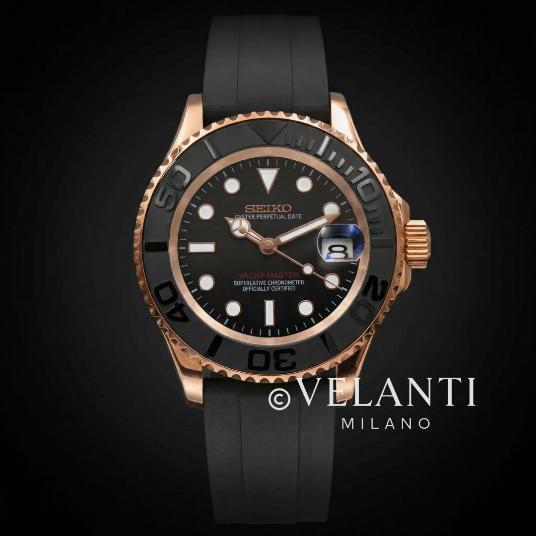 Seikomariner | Rose Gold - Black