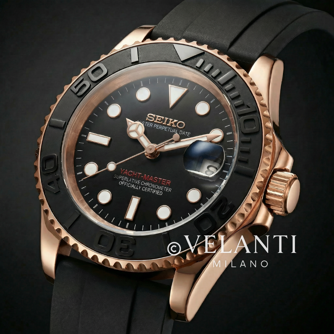 Seikomariner | Rose Gold - Black