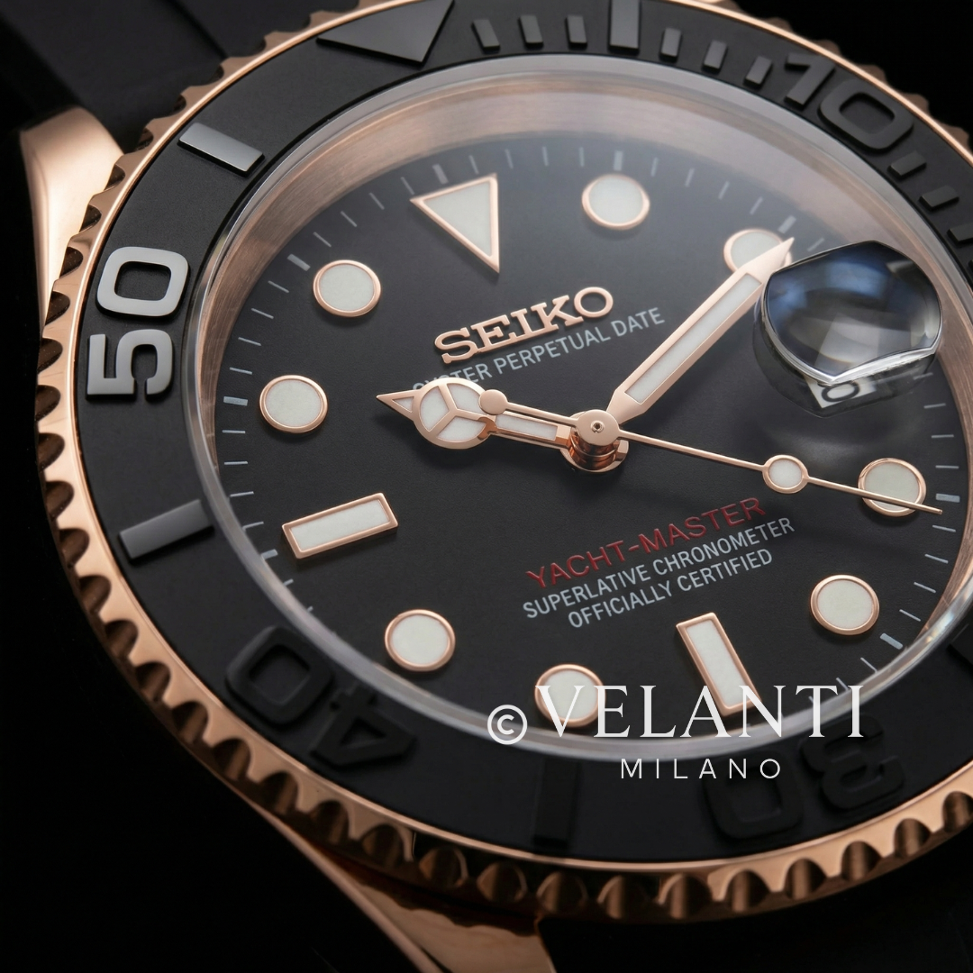 Seikomariner | Rose Gold - Black