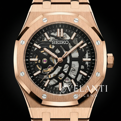 Royal Seikoak | Rose Gold Skeleton