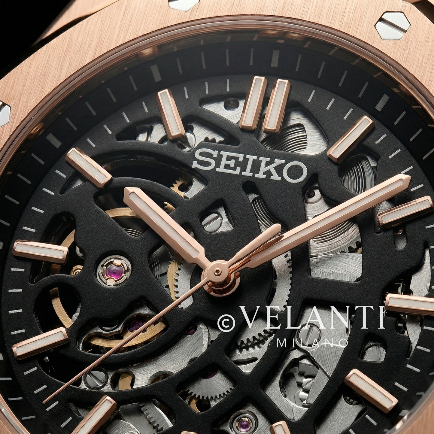 Royal Seikoak | Rose Gold Skeleton