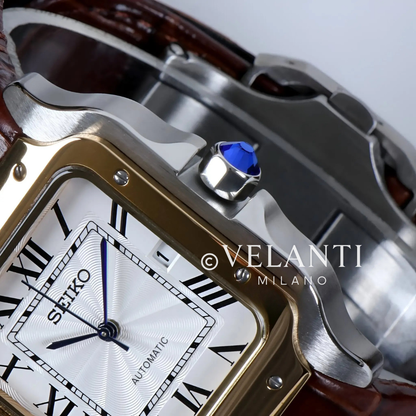 Santeiko | White Brown Leather