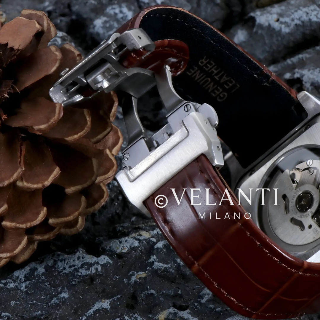 Santeiko | White Brown Leather