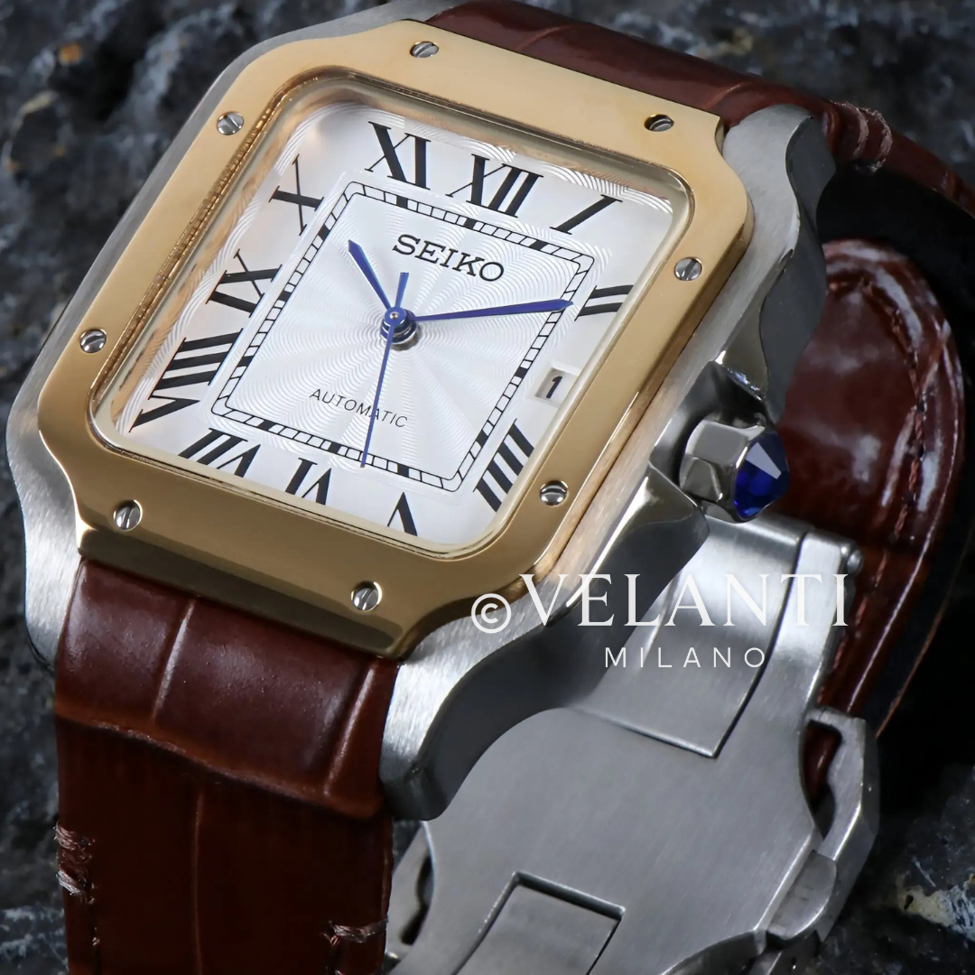 Santeiko | White Brown Leather