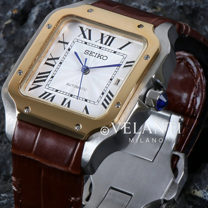 Santeiko | White Brown Leather