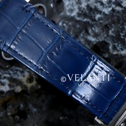 Santeiko | White Blue Leather