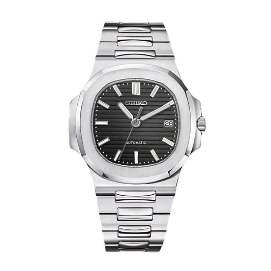 Nautiko Black Seiko mod watch | Velanti Milano