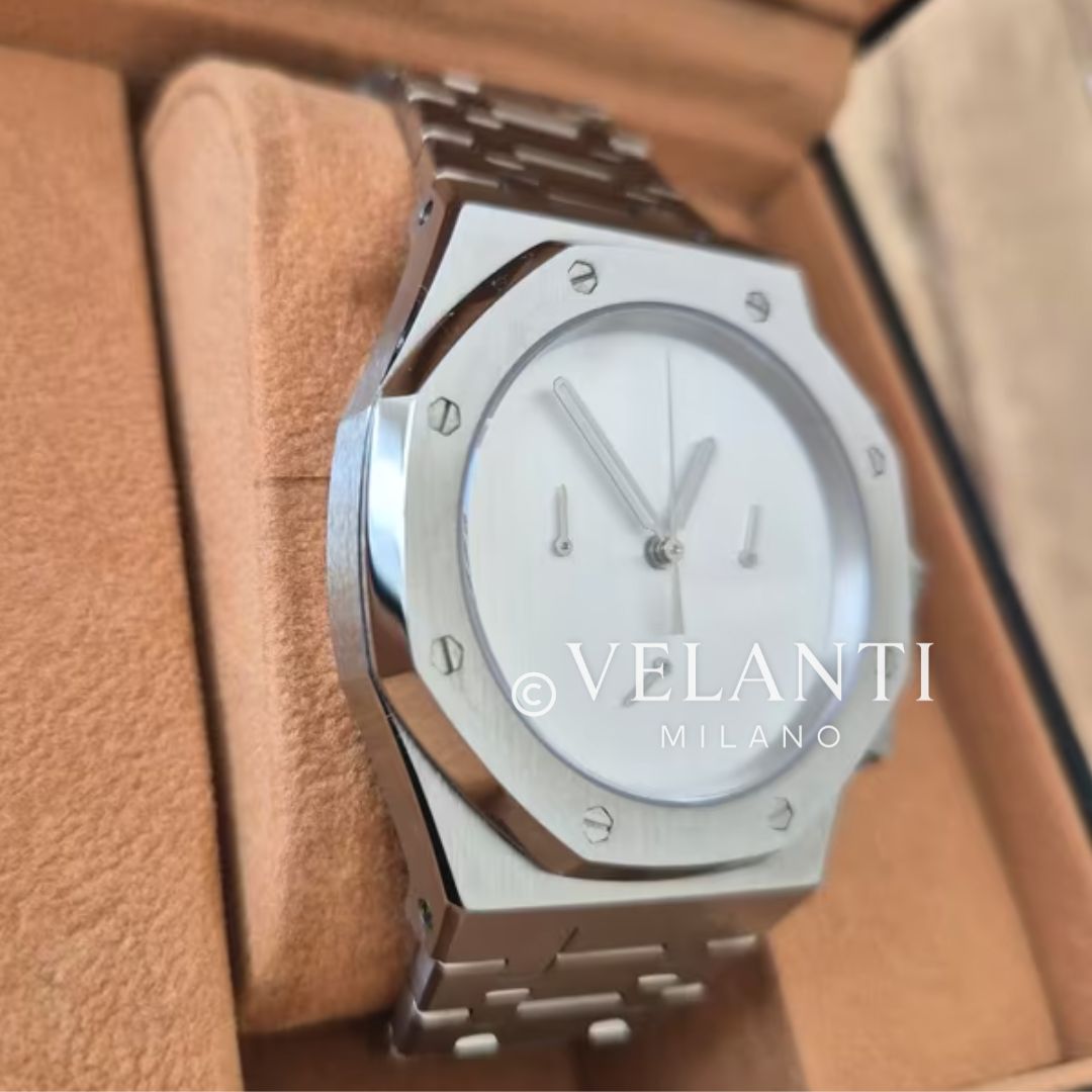 Royal Seikoak | Chrono Silver Minimalist 