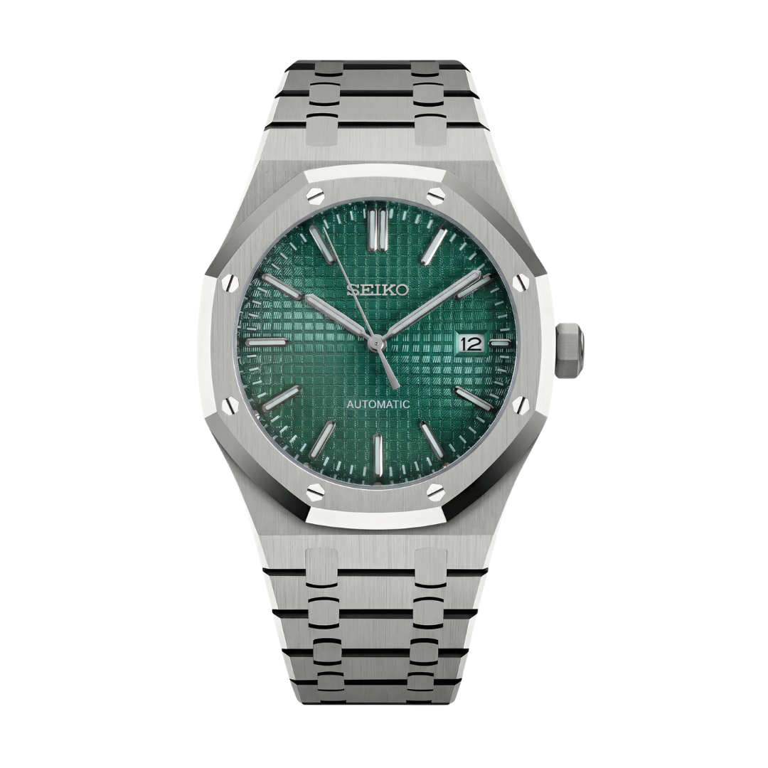 Royal Seikoak Green Seiko mod watch | Velanti Milano