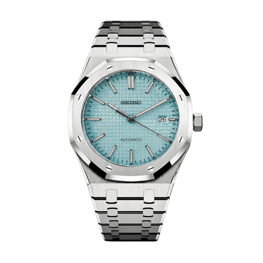 Royal Seikoak Ice Blue Seiko mod watch | Velanti Milano