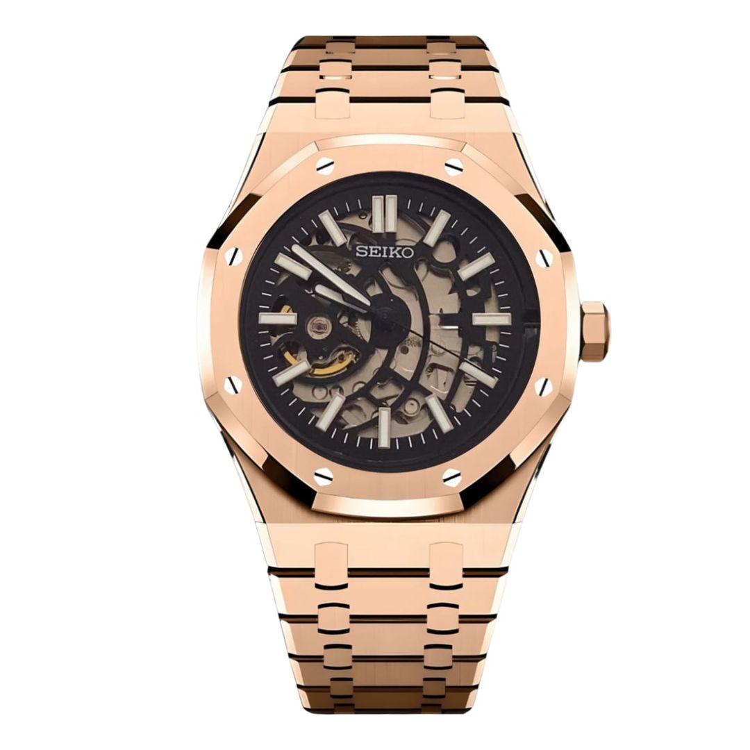 Royal Seikoak | Rose Gold Skeleton