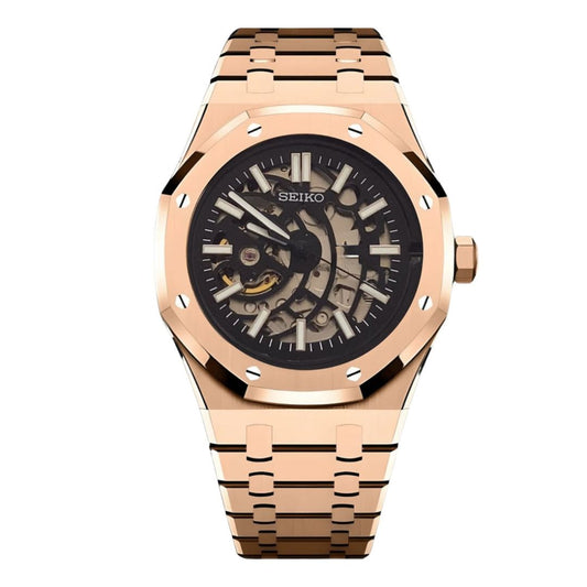 Royal Seikoak | Rose Gold Skeleton