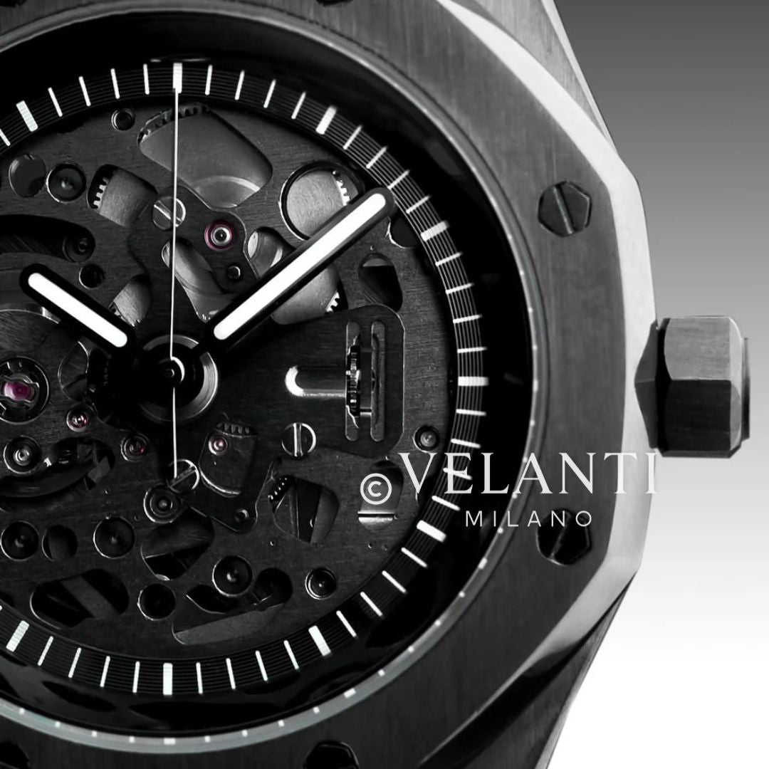 Royal Seikoak | Skeleton Full Black 