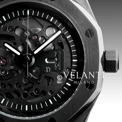 Royal Seikoak | Skeleton Full Black 