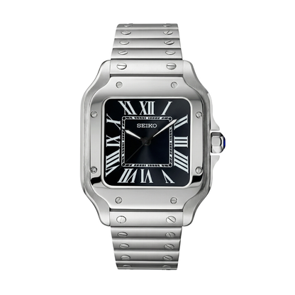 Santeiko Black Seiko mod watch | Velanti Milano