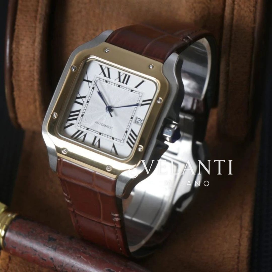 Santeiko | White Brown Leather 