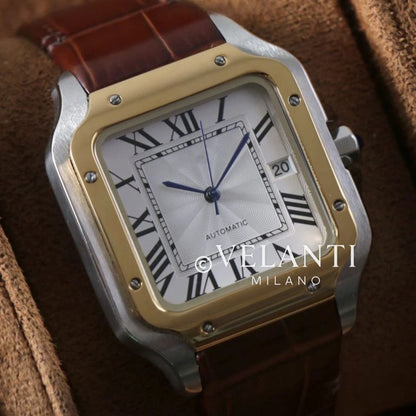 Santeiko | White Brown Leather 