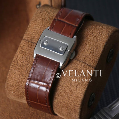 Santeiko | White Brown Leather 