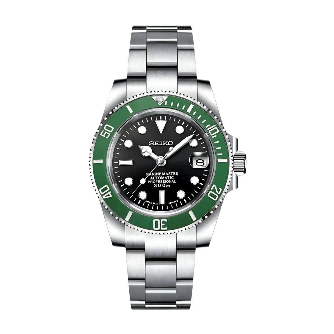 Seikomariner Kermit Seiko mod watch | Velanti Milano