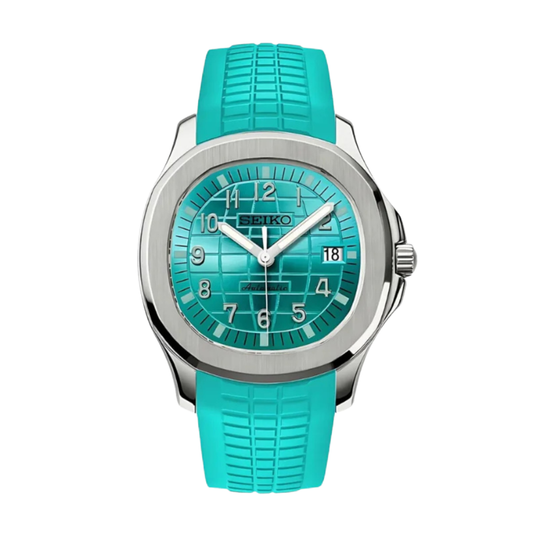 Seikonaut Tiffany Metallic Blue Seiko mod watch | Velanti Milano