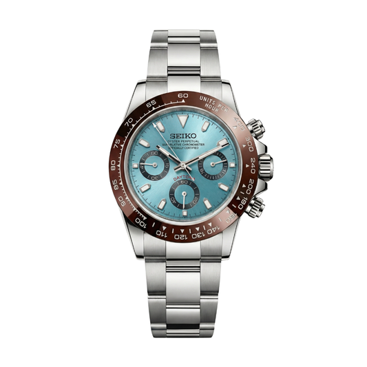 Seitona Platinum Seiko mod watch | Velanti Milano