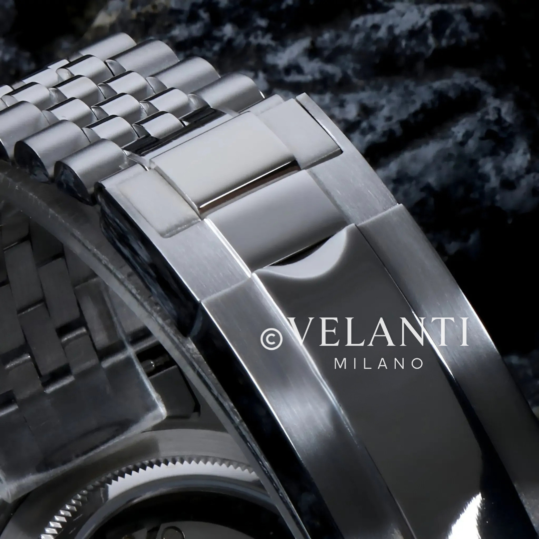 Datejust-style custom mod watch, Velanti Milano Veljust Arabic Cosmos, product photo 4