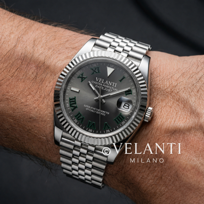Datejust-style custom mod watch, Velanti Milano Veljust Wimbledon, product photo 2