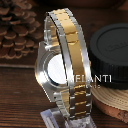 Submariner-style custom mod watch, Velanti Milano Velmariner Blue (Two Tones), product photo 10